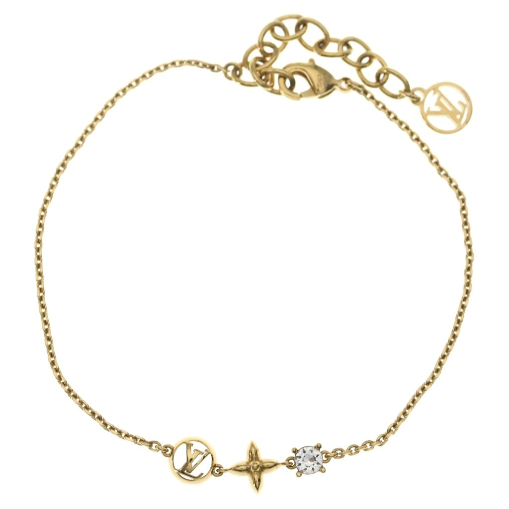 LOUIS VUITTON(ルイヴィトン) ブレスレット・プティ ルイ チェーン ゴールド M00374 レディース