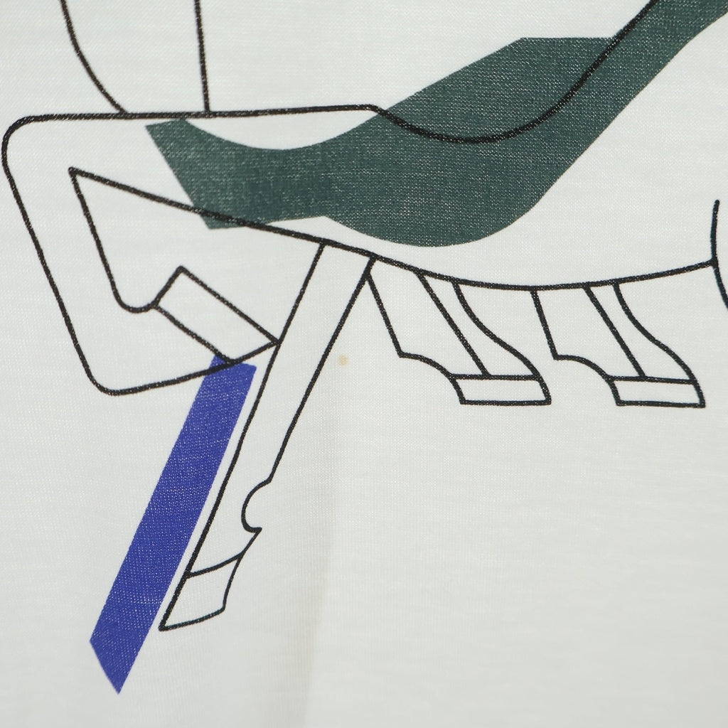 HERMES(エルメス) 馬柄 グラフィックプリント クルーネック 半袖T