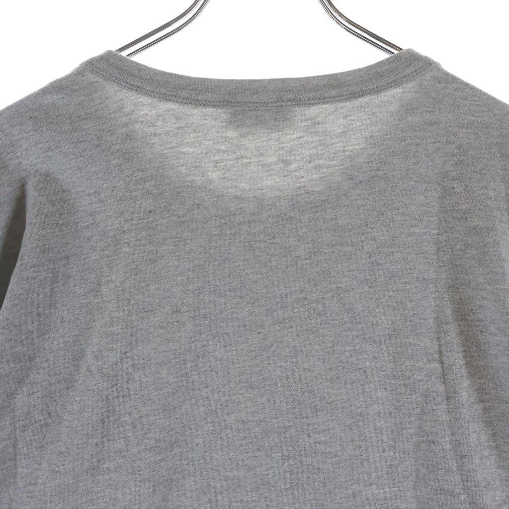 MONCLER(モンクレール) 19SS ワッペンロゴ クルーネック 長袖Tシャツ カットソー グレー E10918040600