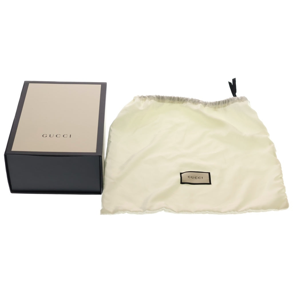 GUCCI(グッチ) GGマーモント ショルダーバッグ ブラック レザー 447632 ゴールド金具 レディース