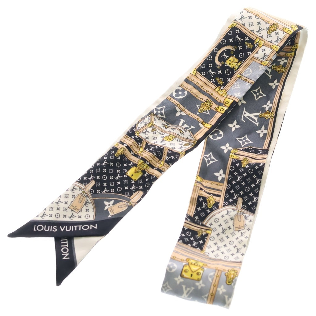LOUIS VUITTON(ルイヴィトン) バンドーBB・レッツゴー シルクスカーフ ブラック ノワール M76422 レディース