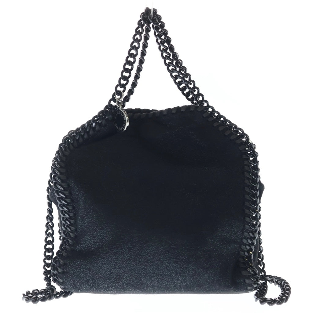 STELLA McCARTNEY(ステラマッカートニー) ファラベラ チェーン ミニトート フェイクレザー ショルダーバッグ ハンドバッグ ブラック レディース