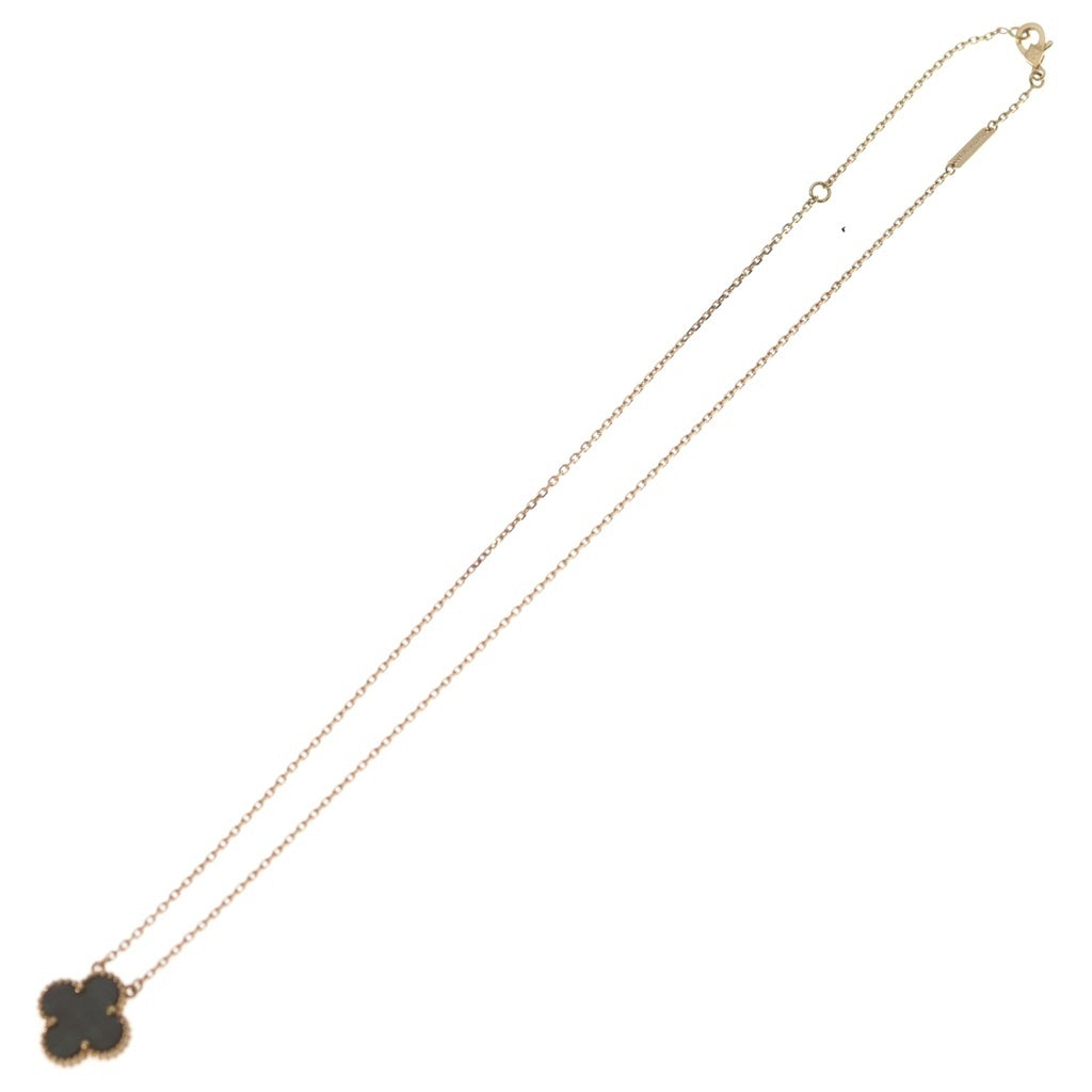 Van Cleef & Arpels(ヴァンクリーフアンドアーペル) ヴィンテージアルハンブラ グレーマザーオブパール K18PG 750 ネックレス VCARP4KK00 ピンクゴールド レディース
