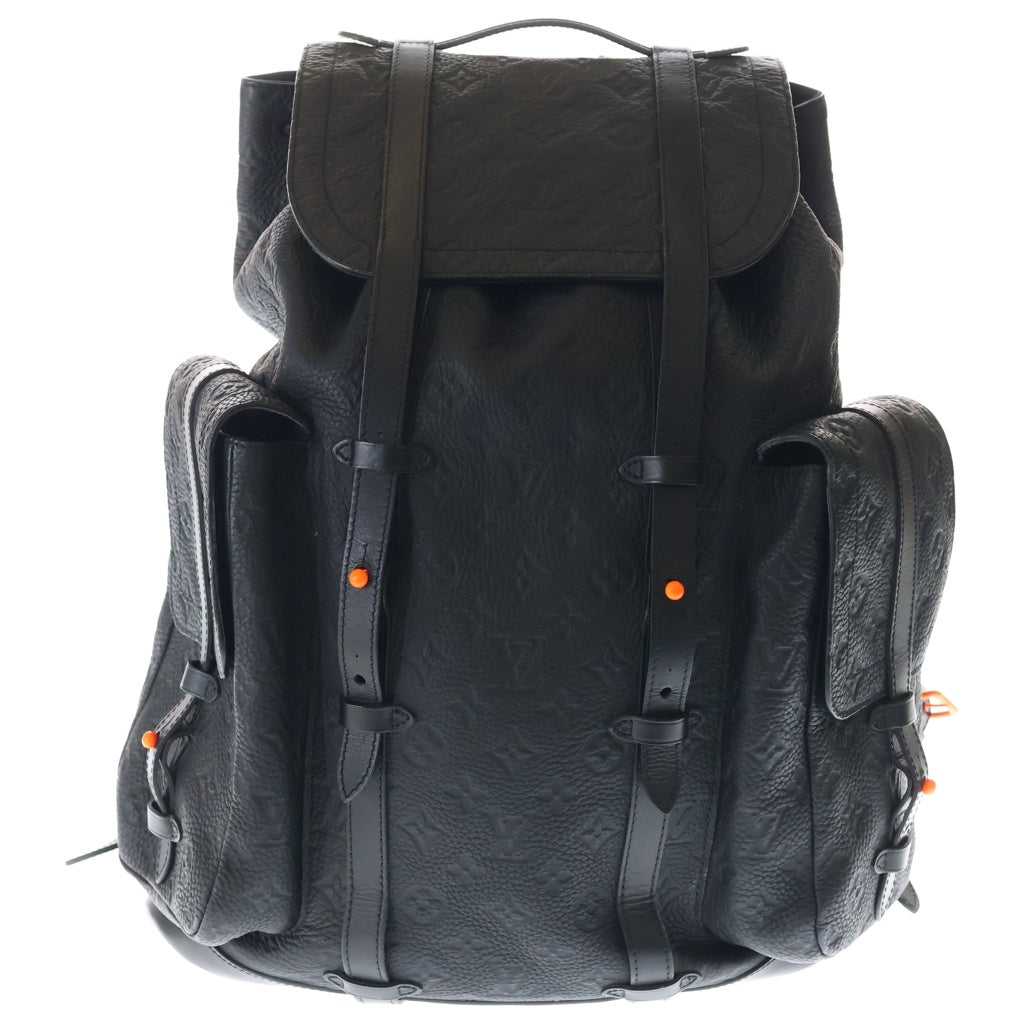 LOUIS VUITTON(ルイヴィトン) 19SS ヴァージル期 トリヨン モノグラム クリストファーGM バックパック リュック レザー RFID ブラック M53285