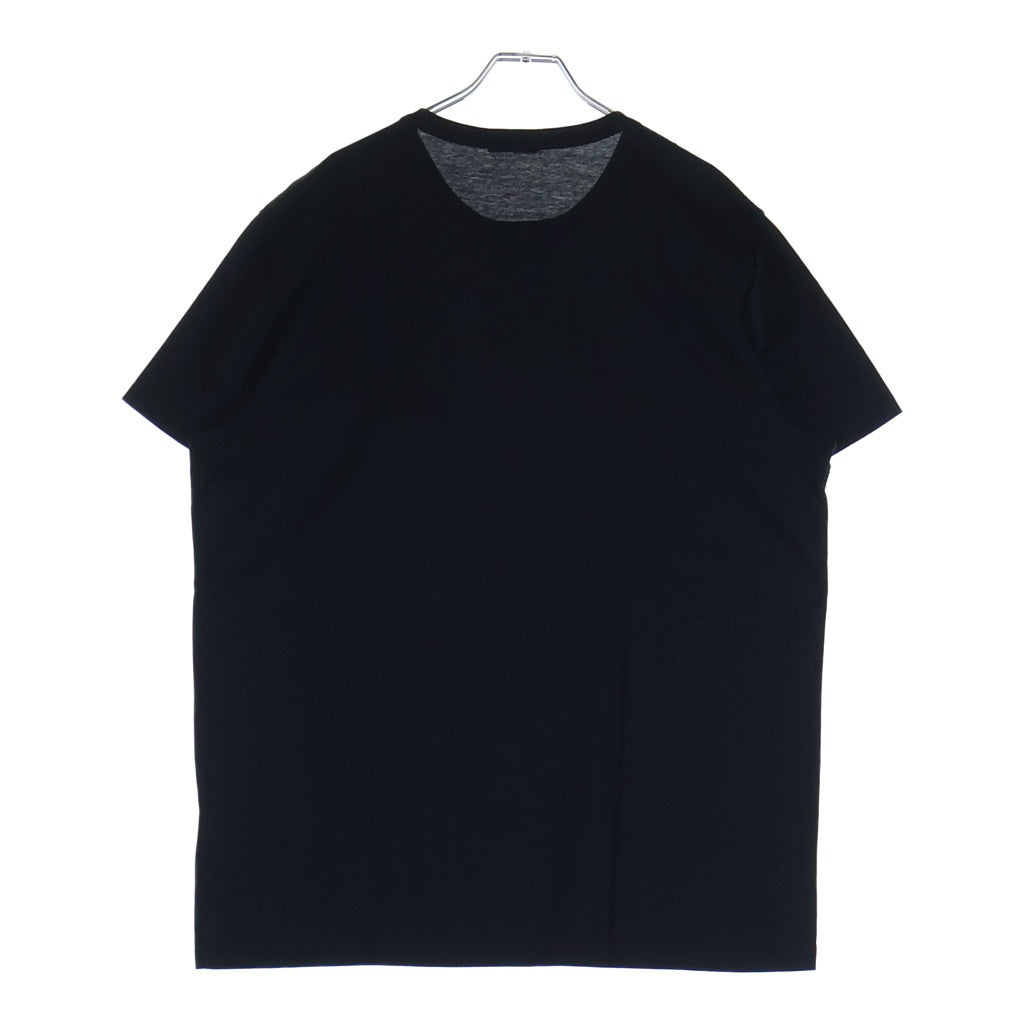 MONCLER(モンクレール) 19SS ダブルワッペンロゴ クルーネック 半袖Tシャツ カットソー ブラック D20918032500 8390Y