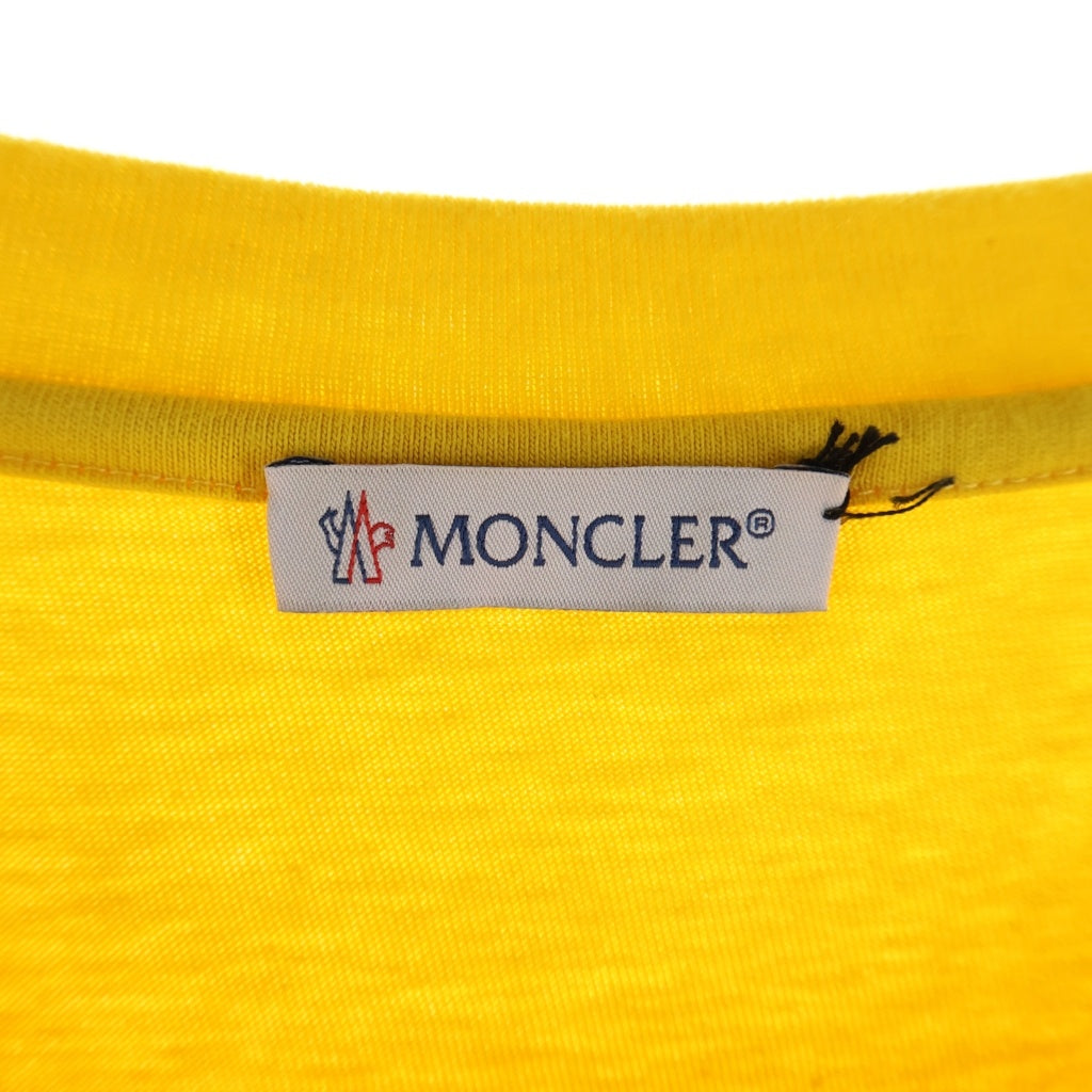 MONCLER(モンクレール) 19SS クレイグ グリーン グラフィック ロゴプリント 半袖Tシャツ カットソー イエロー E109H8002550 809E3