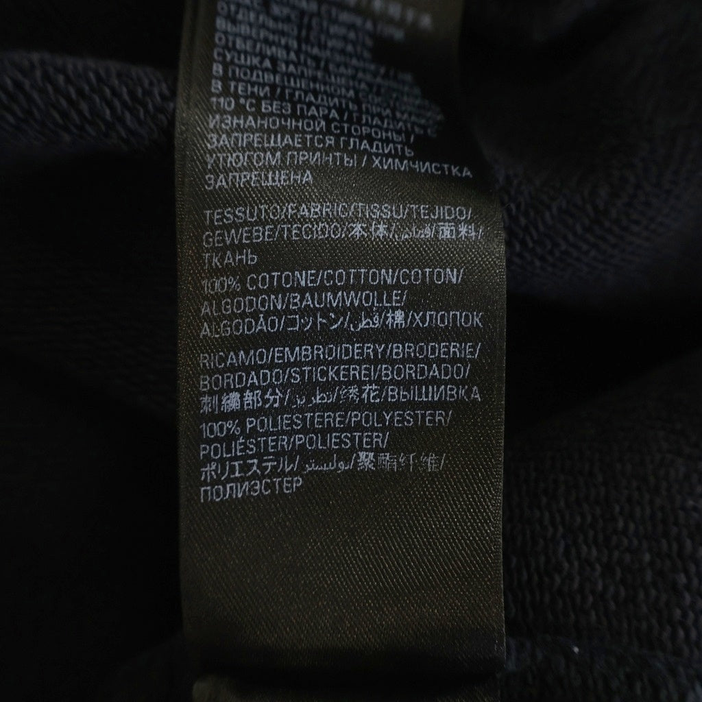 BALENCIAGA(バレンシアガ) 24SS Double Front Crew ダブルフロント ロゴプリント 刺繍 ダメージ加工 クルーネック プルオーバー スウェット トレーナー ブラック 791614