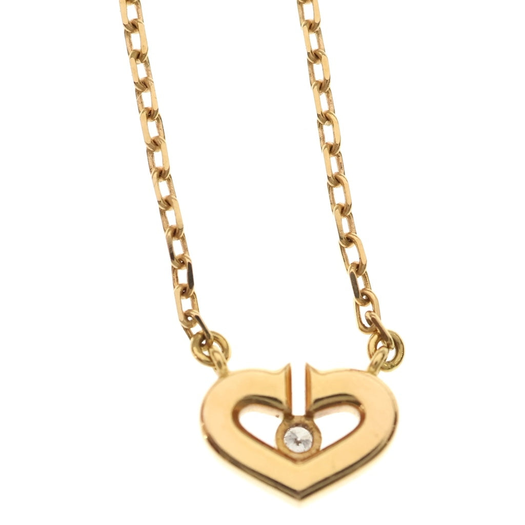 Cartier(カルティエ) Cハート ダイヤ ネックレス ペンダント チェーン