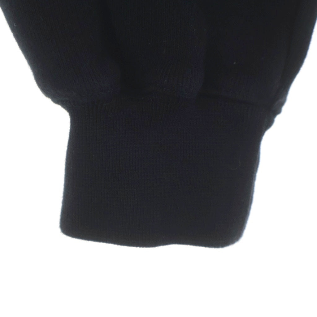 ALEXANDER WANG(アレキサンダーワン) 24AW WANG ラバープリント クルーネック プルオーバー スエット トレーナー ブラック 4CC3241508 4CC3241508
