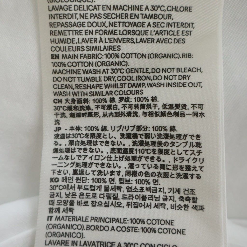 AMI Alexandre Mattiussi(アミアレクサンドルマテュッシ) ハートAロゴ 刺しゅう 半袖Tシャツ カットソー ホワイト BFUTS035.724