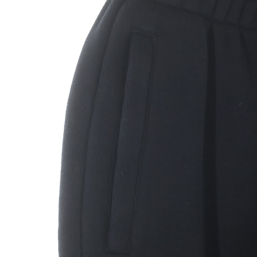 ALEXANDER WANG(アレキサンダーワン) ロゴ スウェットパンツ 裾リブ コットン ブラック