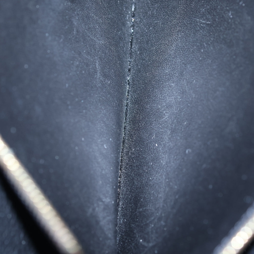 LOUIS VUITTON(ルイヴィトン) モノグラム アンプラント ジッピーウォレット レザー ラウンドファスナー長財布 M80481 ブラック/ベージュ レディース