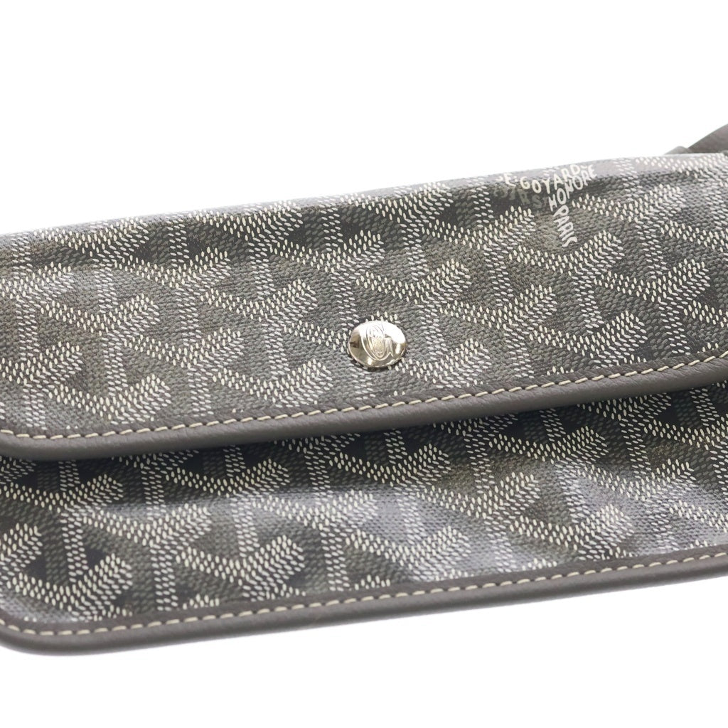 GOYARD(ゴヤール) サンルイPM PVCコーティングキャンバス トートバッグ ショルダーバッグ グレー レディース