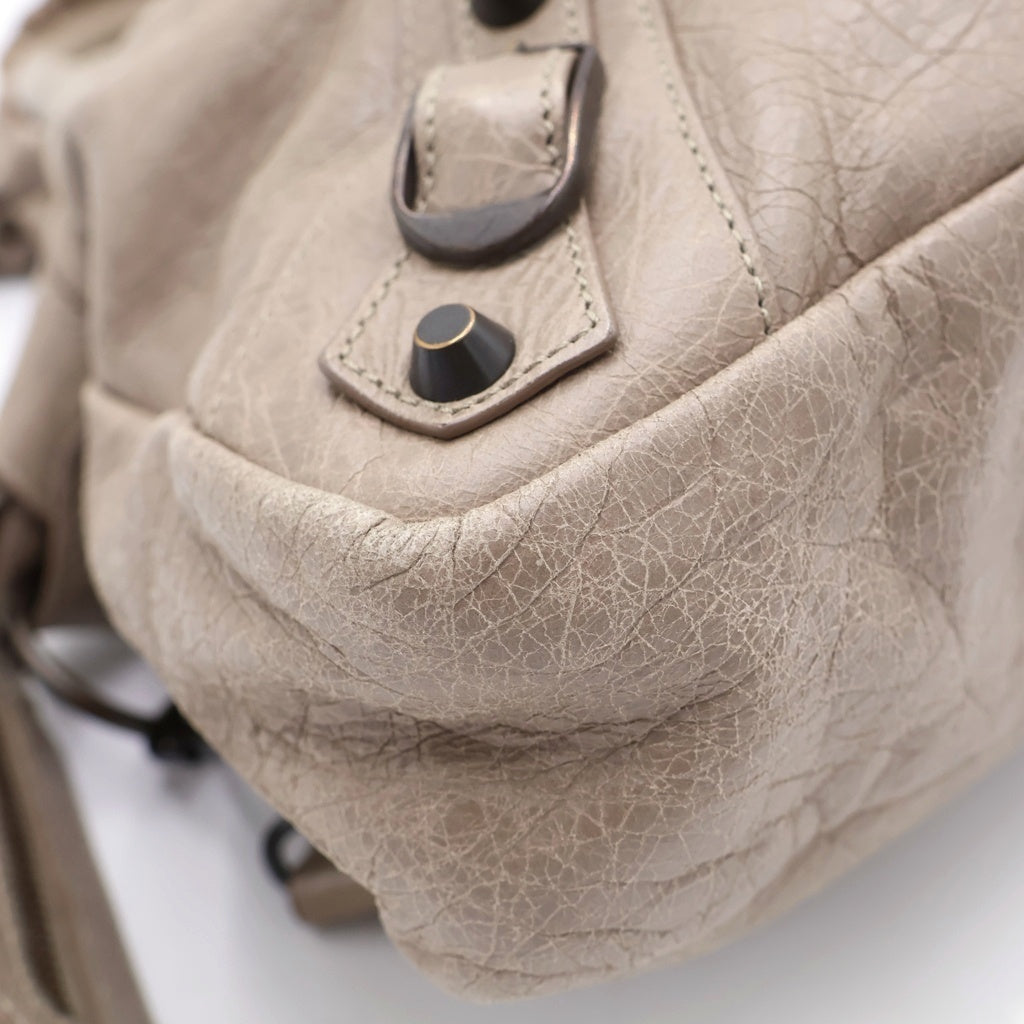 BALENCIAGA(バレンシアガ) ザ・タウン シティ 2WAYショルダーバッグ グレー レザー 240579 レディース
