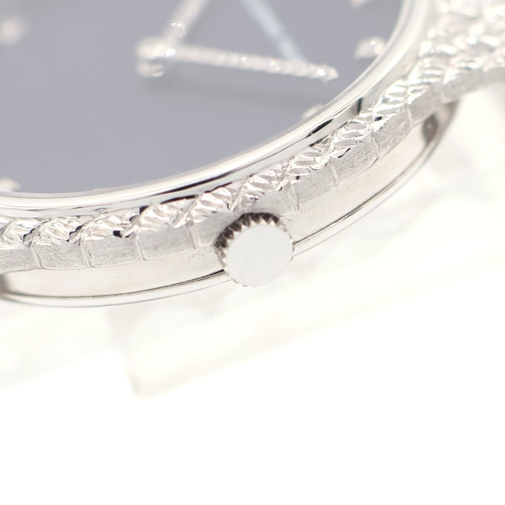 AUDEMARS PIGUET(オーデマ ピゲ) コブラ 黒文字盤 手巻き 腕時計 K18WG ホワイトゴールド レディース
