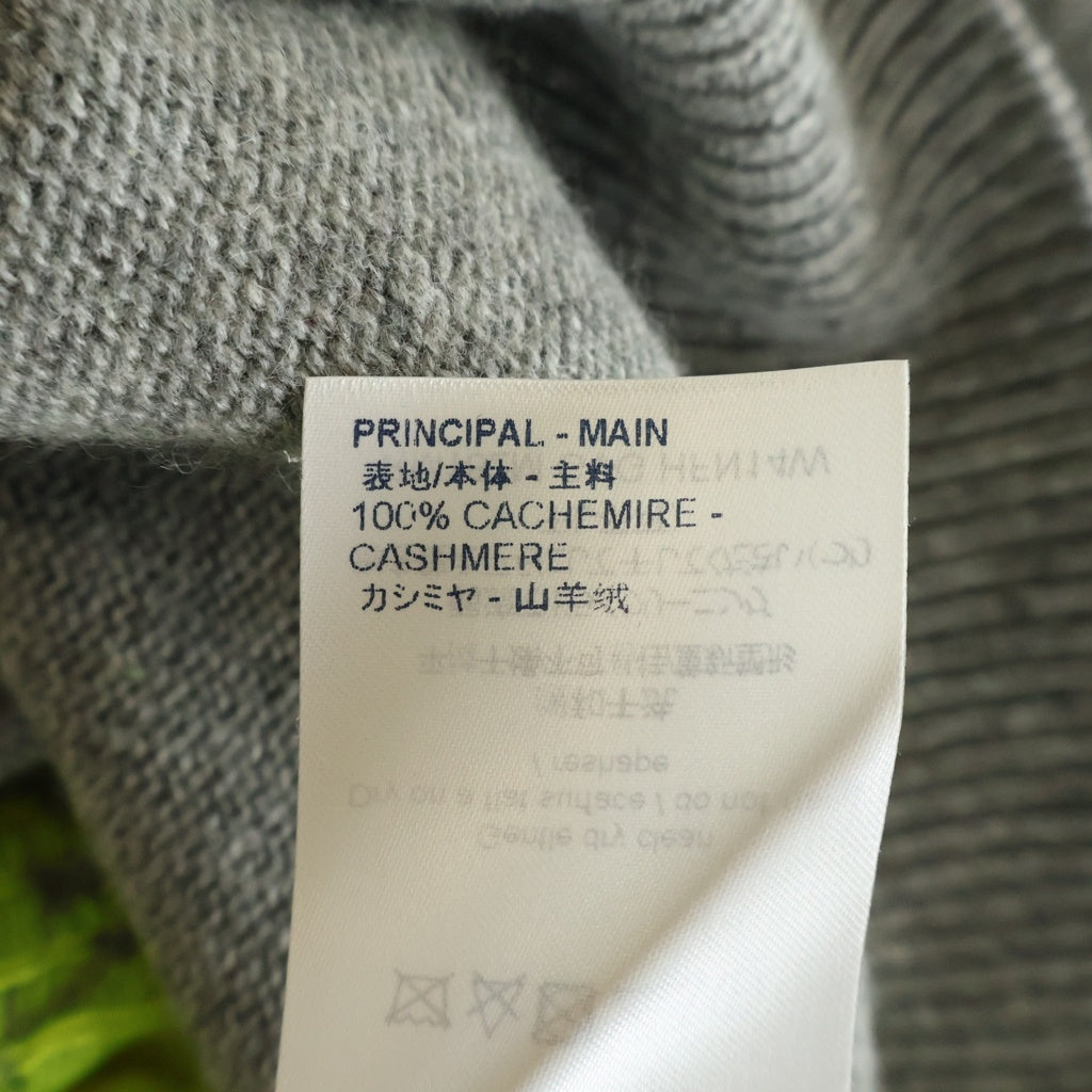 LOUIS VUITTON(ルイヴィトン) モノグラム ラウンドネック ウール長袖ニット グレー #M RM182M