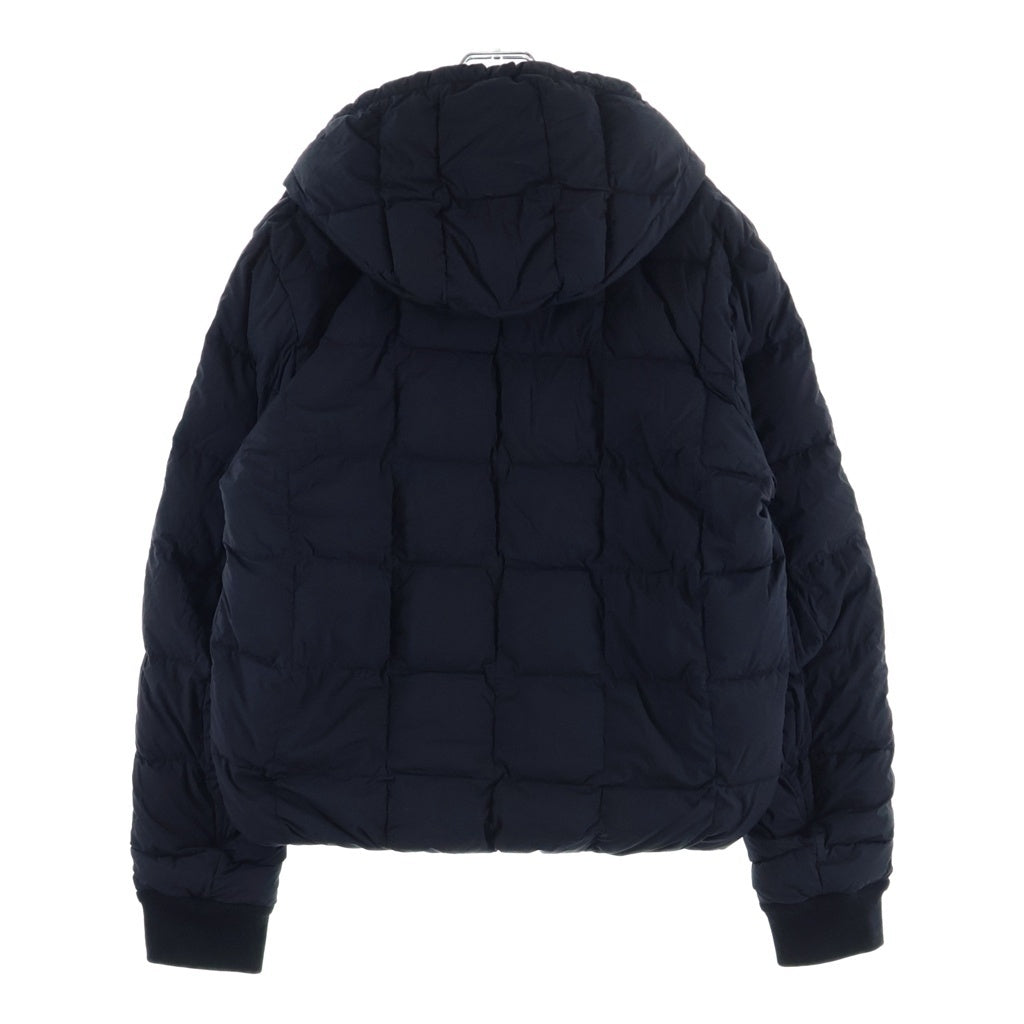 LOUIS VUITTON(ルイヴィトン) ダミエ リバーシブル ダウンジャケット ナイロン コットン ジップアップ フード付き ブラック/グレー RM142Q