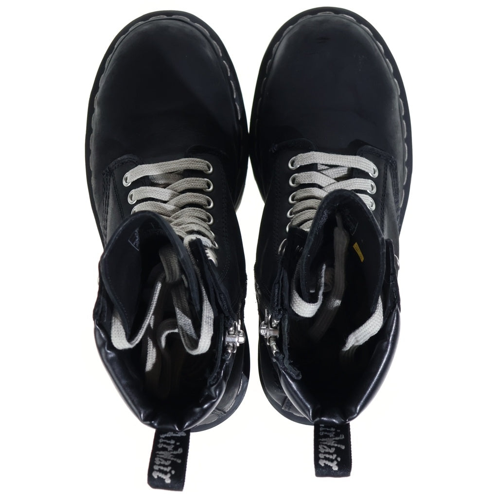 Rick Owens(リックオウエンス) ×Dr.Martens Quad Sole Steel Toe ドクターマーチン クワッド ソール スチールトゥ サイドジップ レザー ショート ブーツ DW02E68139001 箱