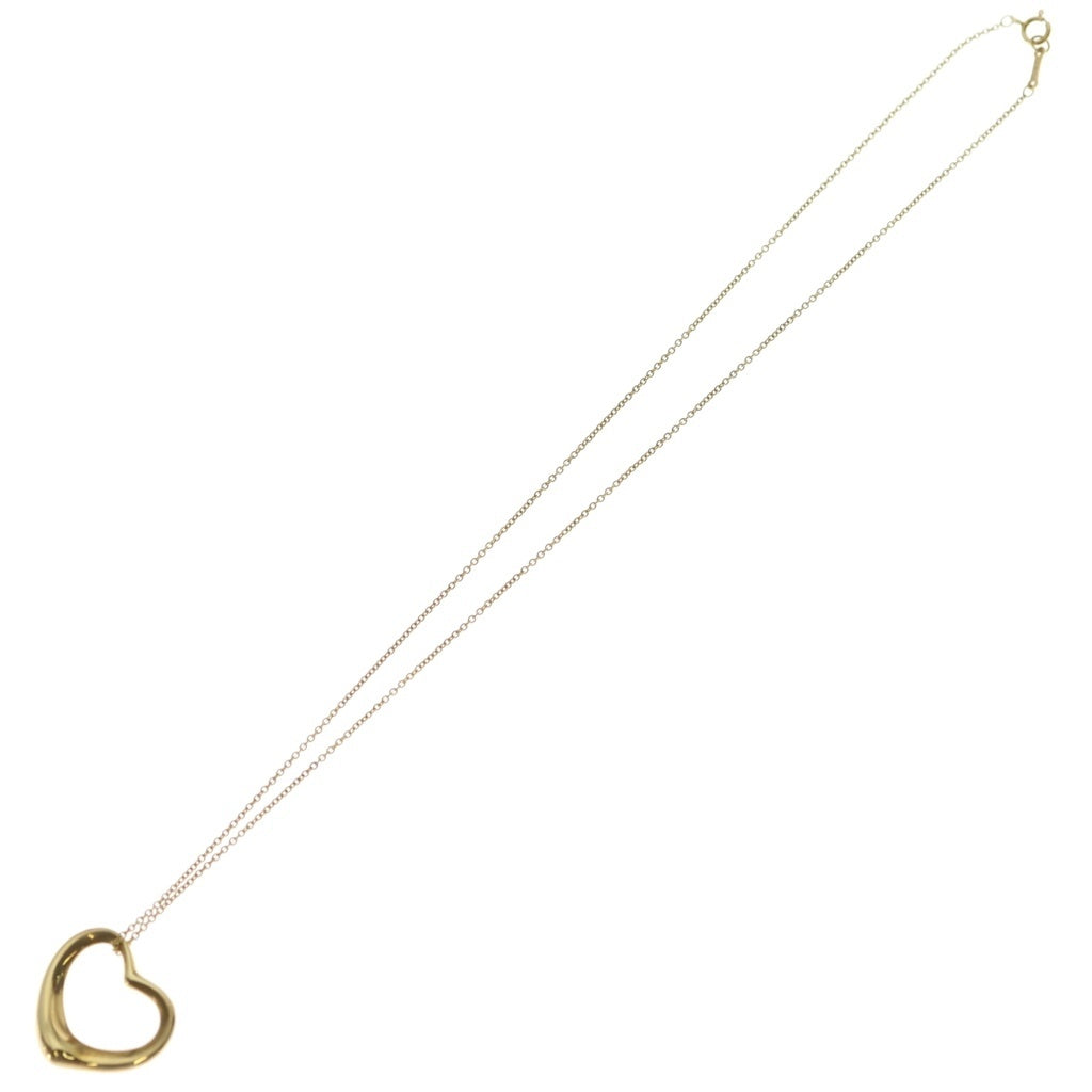 TIFFANY & Co.(ティファニー) オープンハートネックレス 750 6.2g レディース