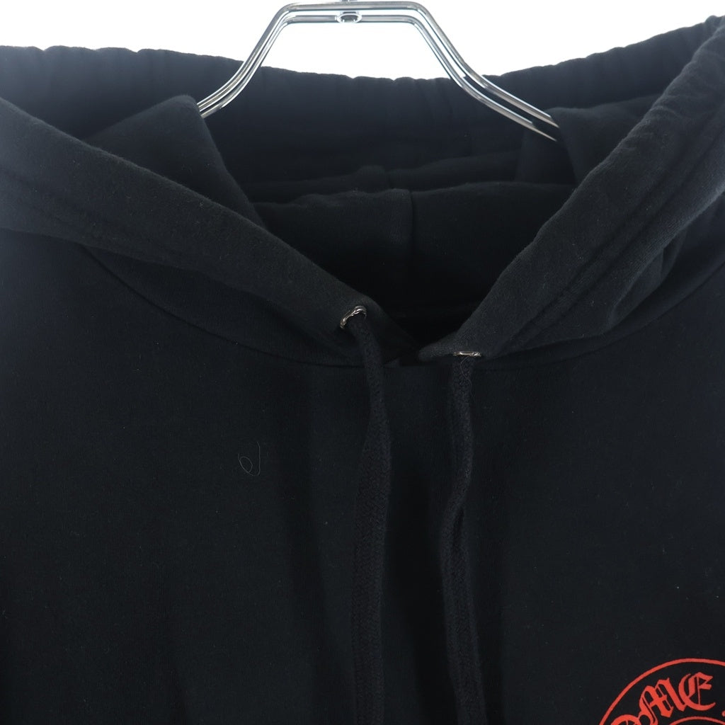 CHROME HEARTS(クロムハーツ) HORSESHOE PULLOVER HOODIE ホースシュー オンライン限定 プルオーバースウェットフーディー パーカー ブラック/レッド