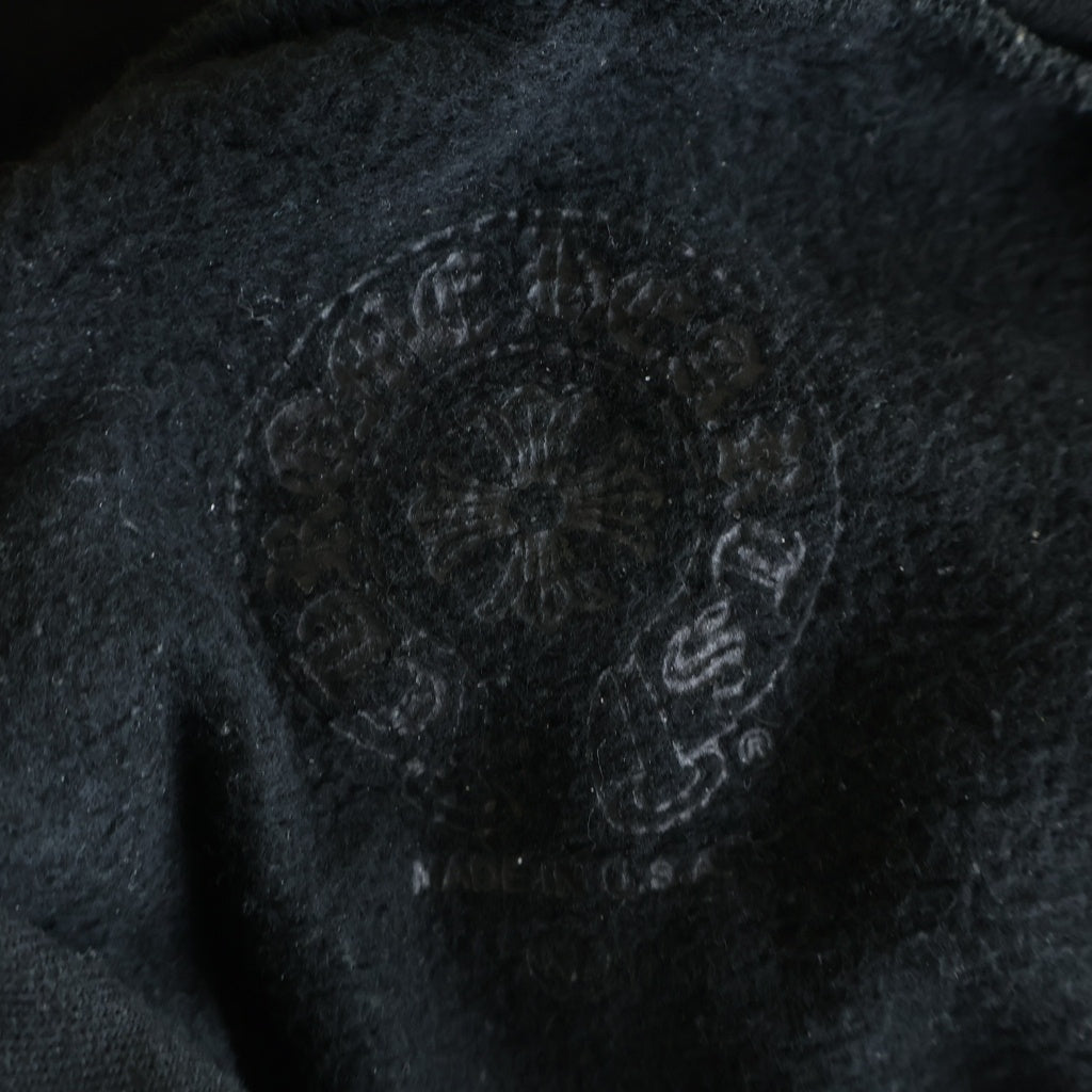 CHROME HEARTS(クロムハーツ) HORSESHOE PULLOVER HOODIE ホースシュー オンライン限定 プルオーバースウェットフーディー パーカー ブラック/レッド