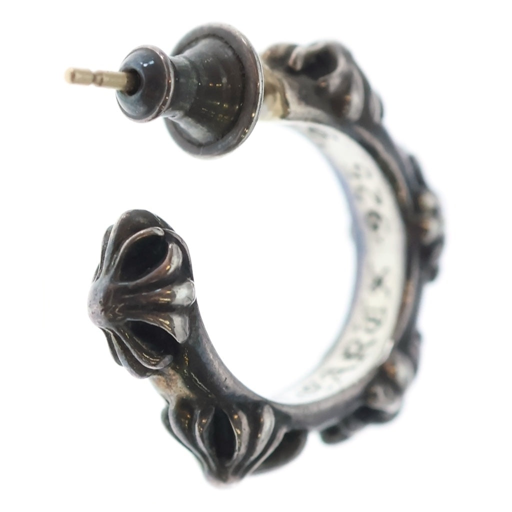 CHROME HEARTS(クロムハーツ) ■HOOP CROSS クロスバンド フープピアス シルバー BCA100 BCA100 レディース