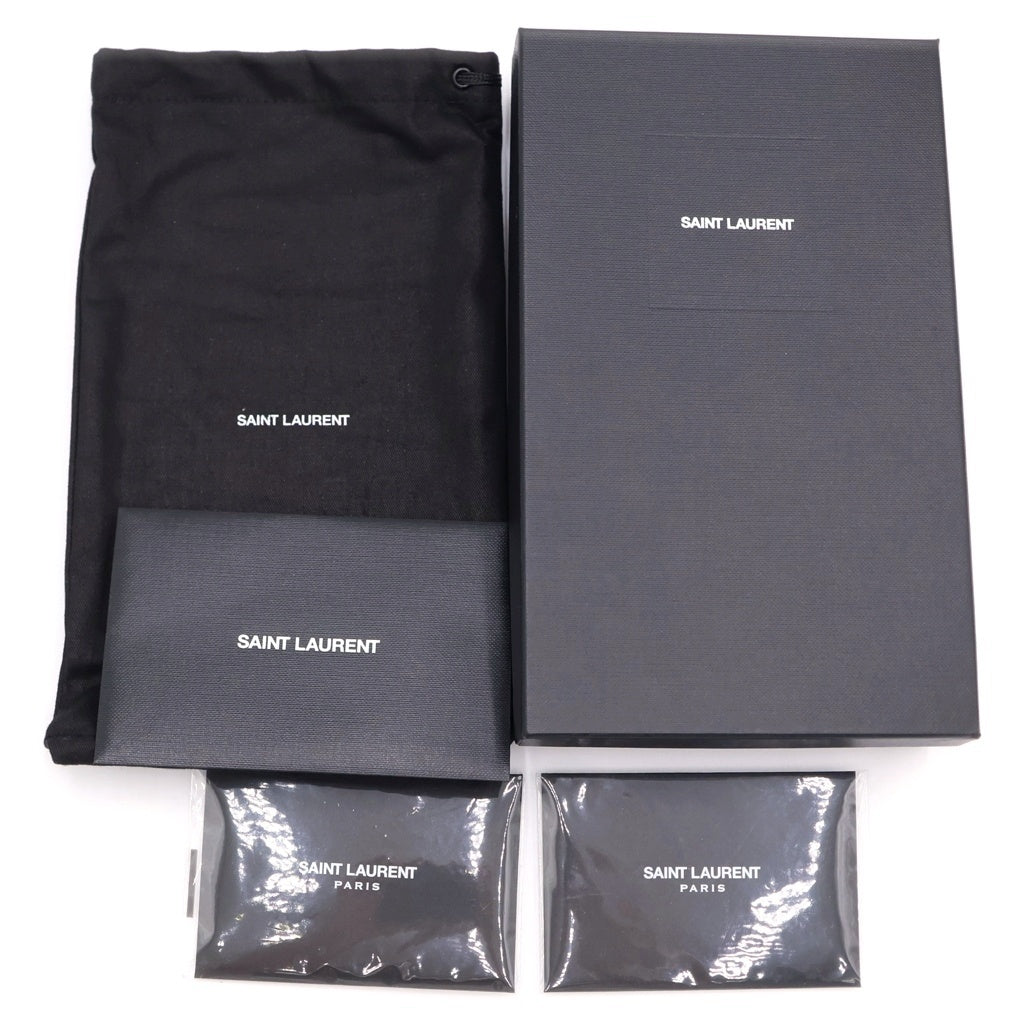 SAINT LAURENT PARIS(サンローランパリ) カサンドラ ロゴ 長財布 ロングウォレット ベージュ レザー 372264 ゴールド金具 レディース