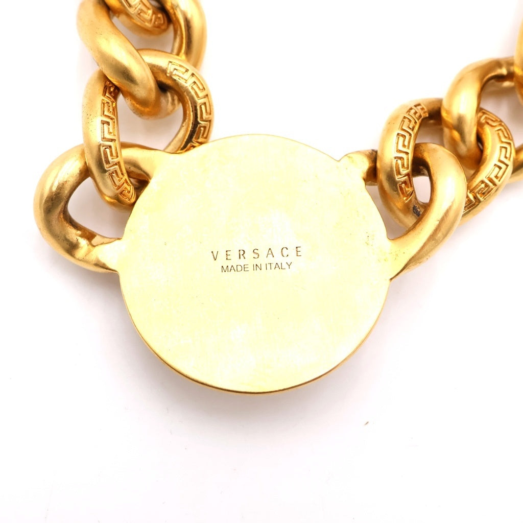 VERSACE(ヴェルサーチ) メドゥーサ GP チェーン ネックレス チョーカー ゴールド