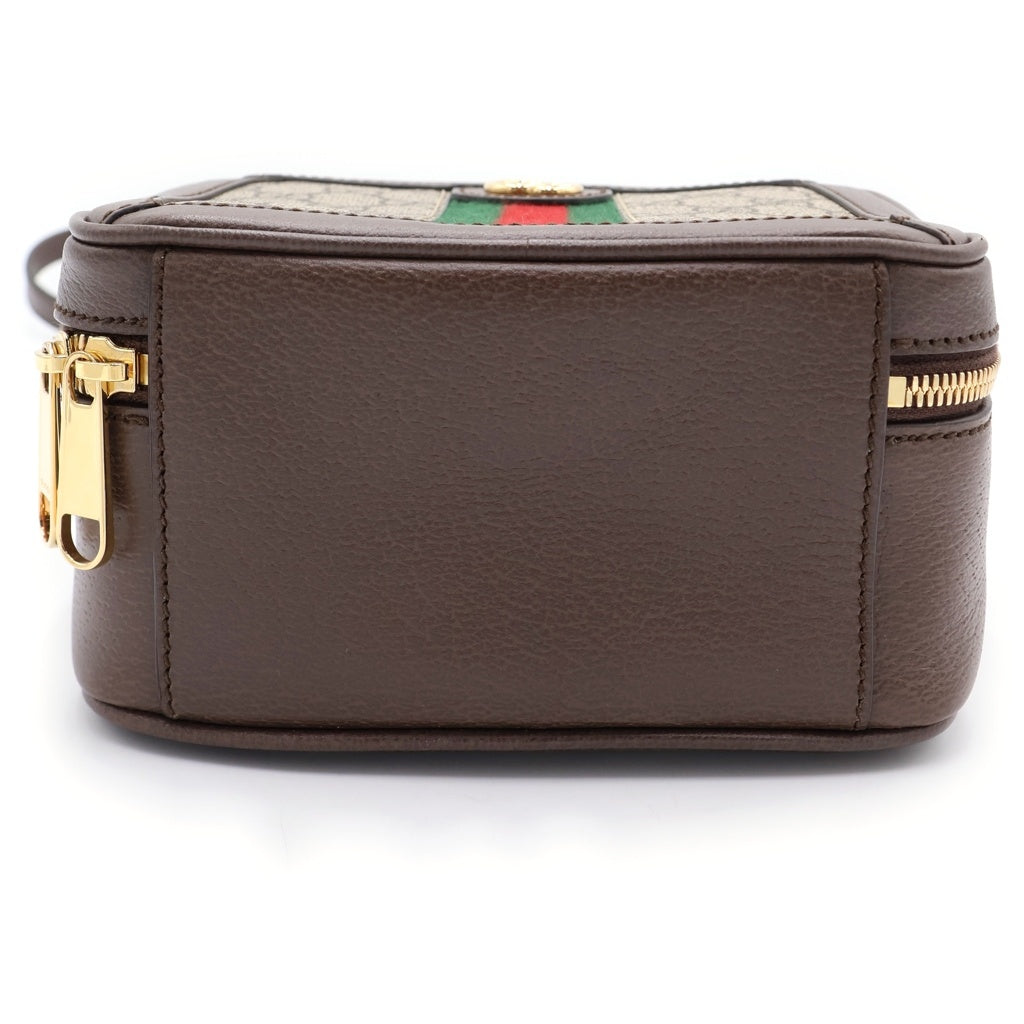 GUCCI(グッチ) オフィディア GGスプリーム PVC レザー 2WAY ハンド ショルダーバッグ ブラウン/ベージュ 772157 レディース
