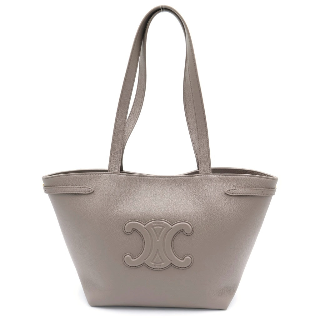 CELINE(セリーヌ) トリオンフ ミディアム カバ アナイス ハンドバッグ トートバッグ グレージュ レザー レディース