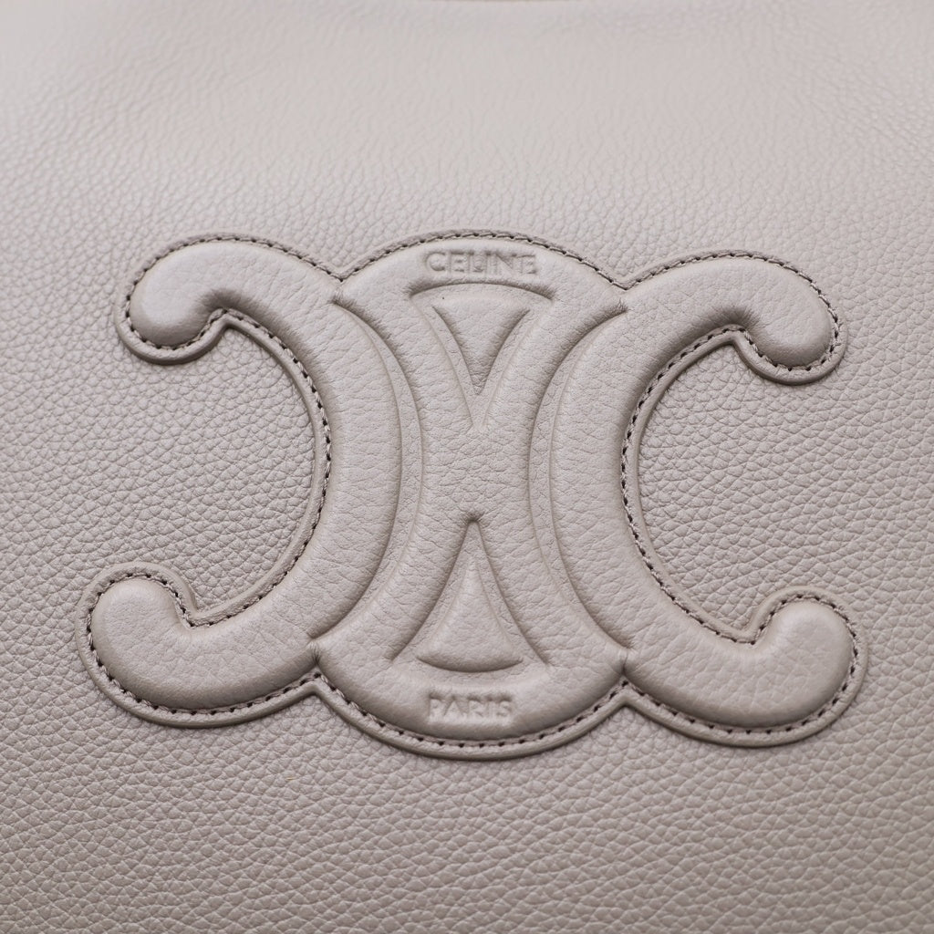 CELINE(セリーヌ) トリオンフ ミディアム カバ アナイス ハンドバッグ トートバッグ グレージュ レザー レディース