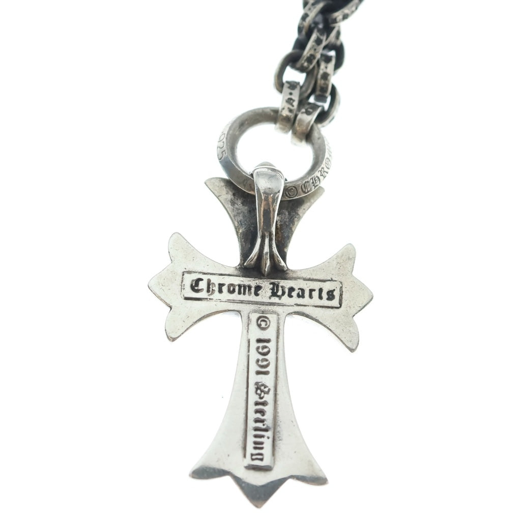 CHROME HEARTS クロムハーツ 24inch PPR CHN SML CH CRS ペーパーチェーンスモールCHクロス シルバーネックレス CHROME HEARTS(クロムハーツ) 24inch PPR CHN SML CH CRS ペーパー