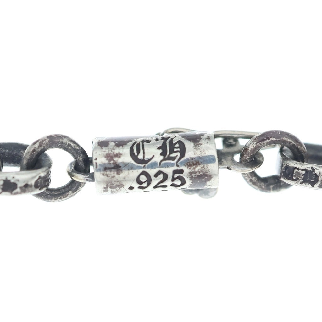 CHROME HEARTS(クロムハーツ) 24inch PPR CHN SML CH CRS ペーパーチェーンスモールCHクロス シルバーネックレス