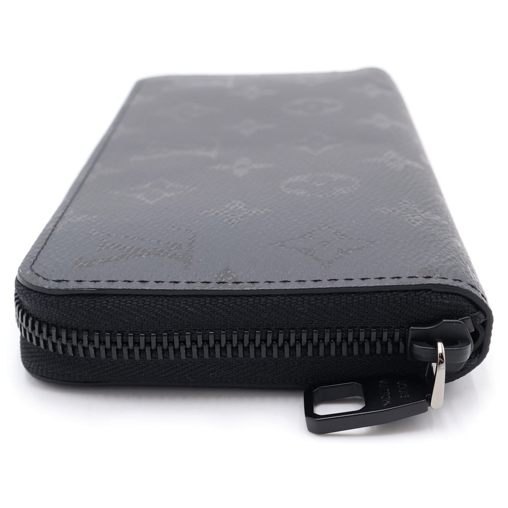 LOUIS VUITTON(ルイヴィトン) モノグラム ミッドナイト ジッピー ウォレット ホリゾンタル ノワール PVC レザー 長財布 ブラック M28048 レディース