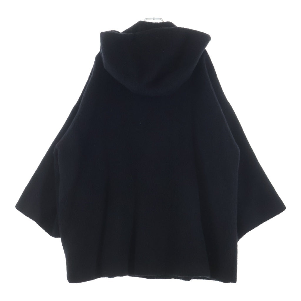 GUCCI(グッチ) 95AW トムフォード期 バンブー フーテッドコート ブラック アルパカ #42
