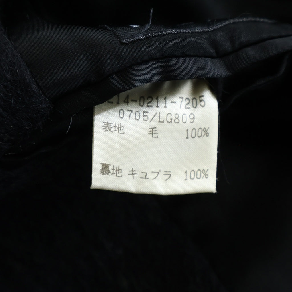 GUCCI(グッチ) 95AW トムフォード期 バンブー フーテッドコート ブラック アルパカ #42