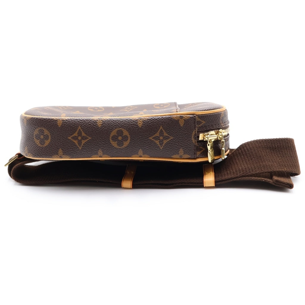 LOUIS VUITTON(ルイヴィトン) ポシェットガンジュ ウエストバッグ ボディバッグ PVC キャンバス ブラウン