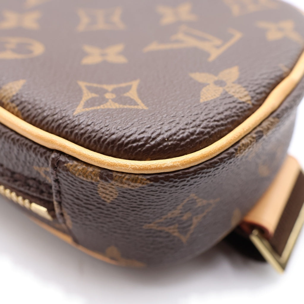 LOUIS VUITTON(ルイヴィトン) ポシェットガンジュ ウエストバッグ ボディバッグ PVC キャンバス ブラウン