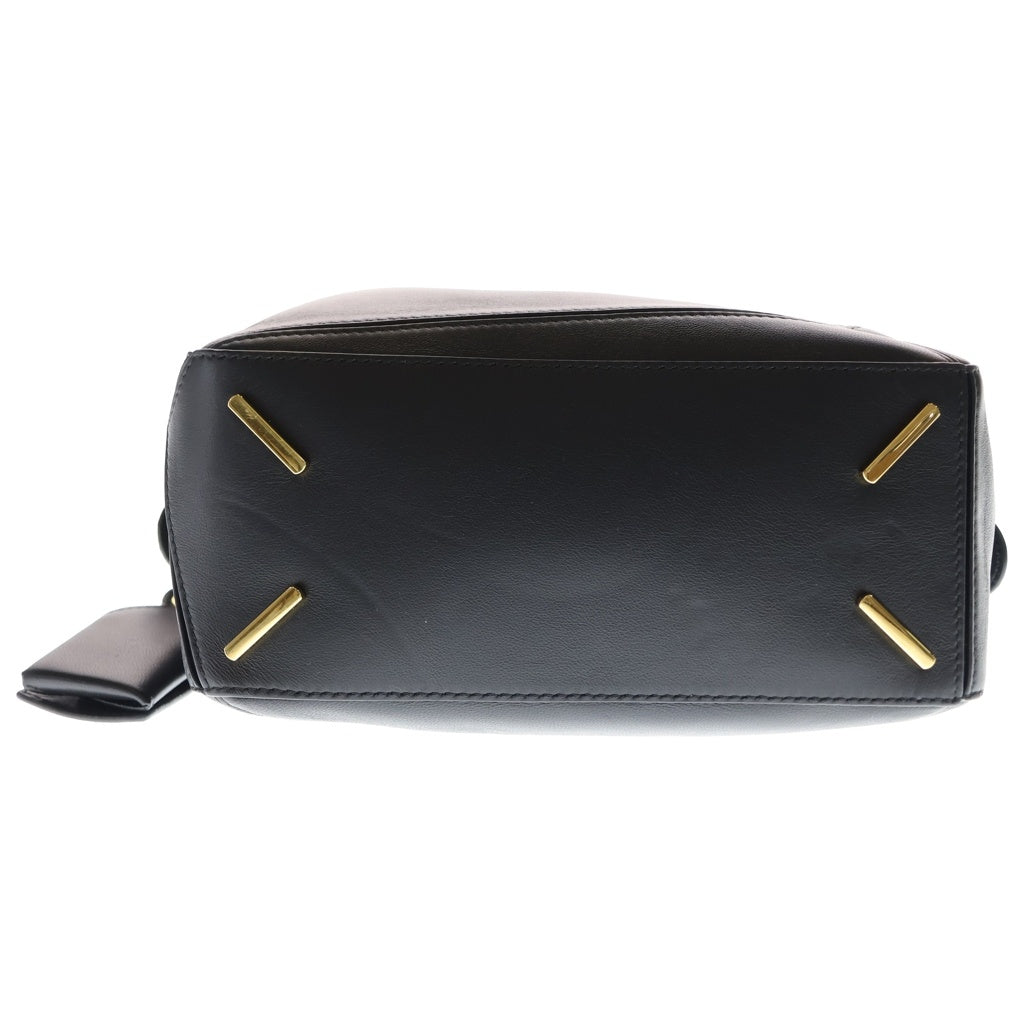 LOEWE(ロエベ) パズルバッグ スモール 2WAYハンドバッグ ショルダーバッグ ブラック レザー ゴールド金具 レディース