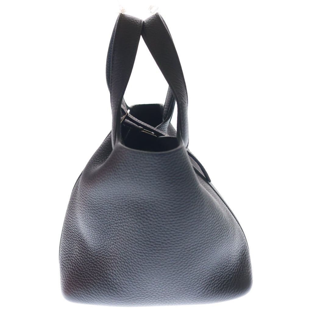 HERMES(エルメス) ピコタンロックPM トリヨンクレマンス シルバー金具 ハンドバッグ B刻印 ブルーニュイ レディース