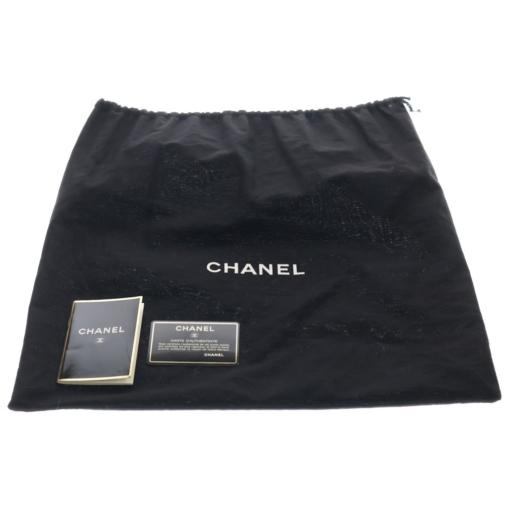 CHANEL(シャネル) 復刻トートバッグ ハンドバッグ ブラック キャビアスキン ゴールド金具 レディース