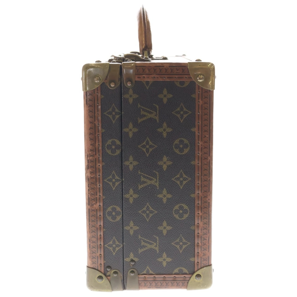 LOUIS VUITTON(ルイヴィトン) モノグラム コトヴィル35 PVC レザー ビジネスバッグ ブリーフケース トランクケース ブラウン レディース