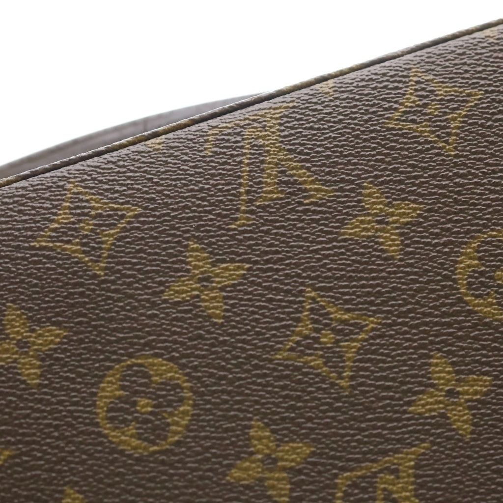 LOUIS VUITTON(ルイヴィトン) モノグラム クラッシャー ハンドバッグ トランク ビジネスバッグ ブラウン PVCレザー M53122 ゴールド金具 レディース