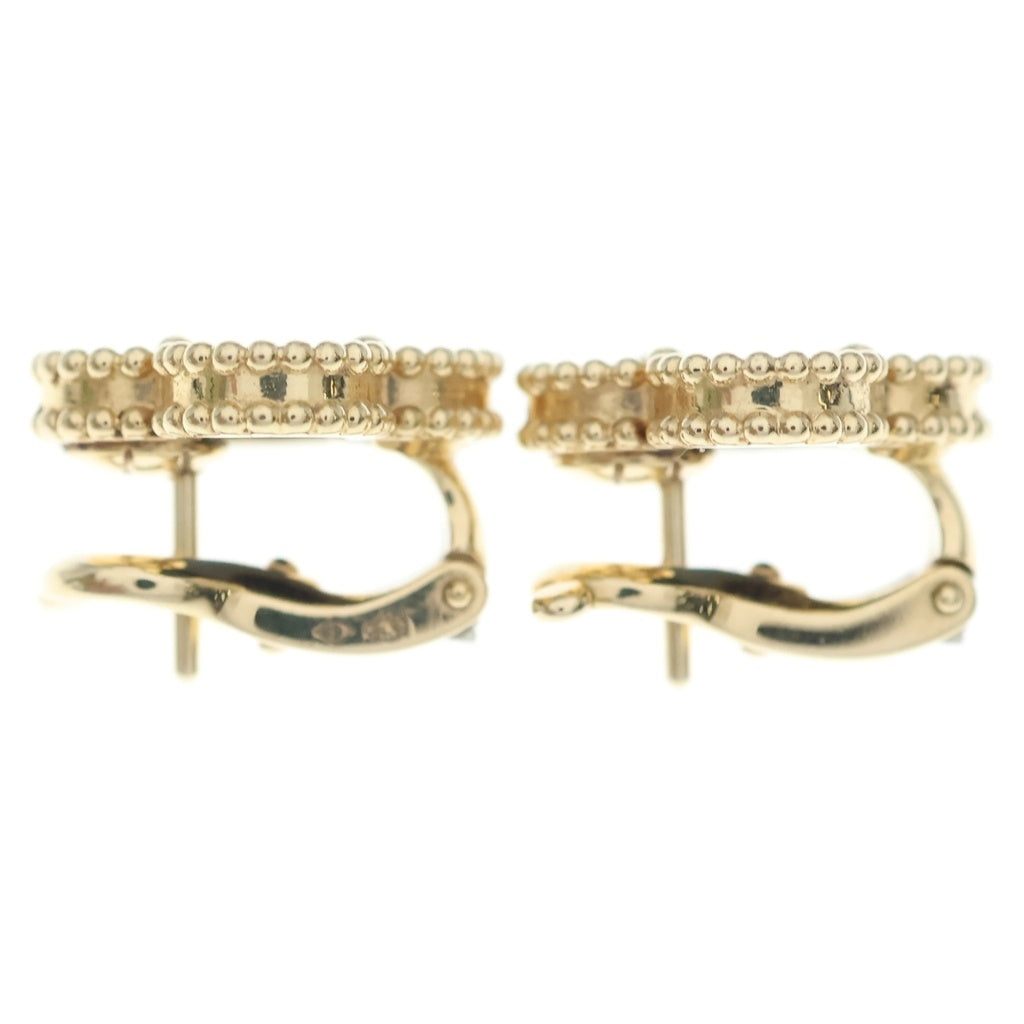 Van Cleef & Arpels(ヴァンクリーフアンドアーペル) ヴィンテージアルハンブラ オニキス Au750 K18YG ピアス イエローゴールド/ブラック VCARA44200 レディース