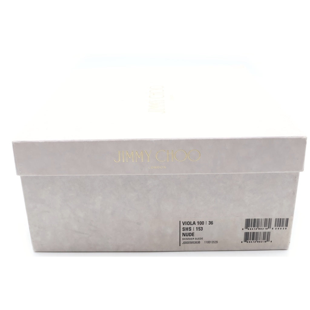 JIMMY CHOO(ジミーチュウ) ROME/F レザー ローカットスニーカー ホワイト×ピンク #36 レディース