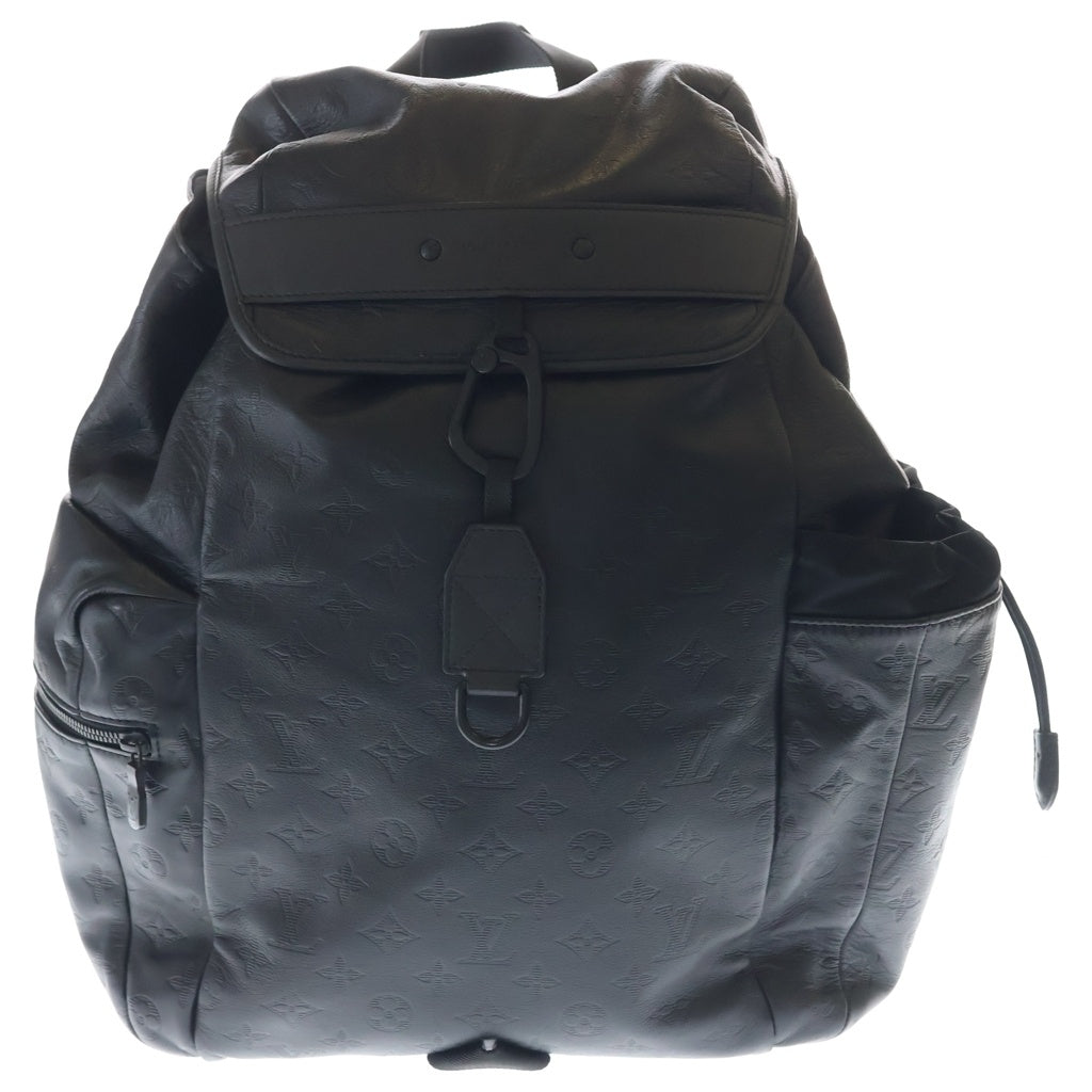 LOUIS VUITTON(ルイヴィトン) モノグラムシャドウ ディスカバリー リュックサック バックパック ブラック レザー M43680 レディース