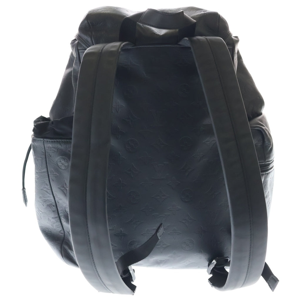 LOUIS VUITTON(ルイヴィトン) モノグラムシャドウ ディスカバリー リュックサック バックパック ブラック レザー M43680 レディース