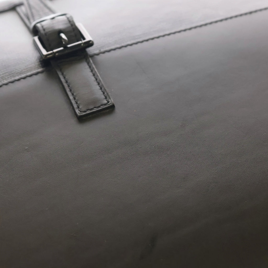 GOYARD(ゴヤール) シタダン PM ビジネスバッグ ハンドバッグ ブラック レザー ブラック金具