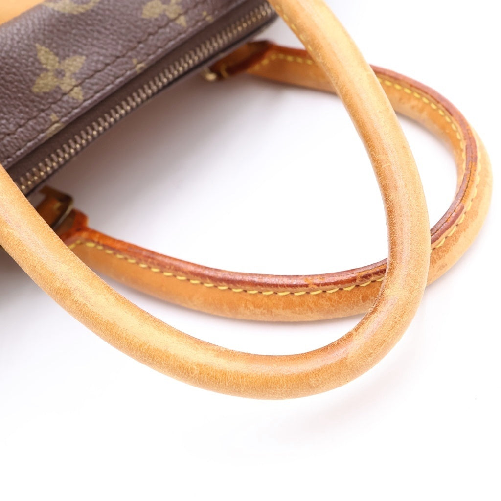 LOUIS VUITTON(ルイヴィトン) モノグラム ドーヴィル PVC レザー ハンドバッグ ブラウン M47270 レディース