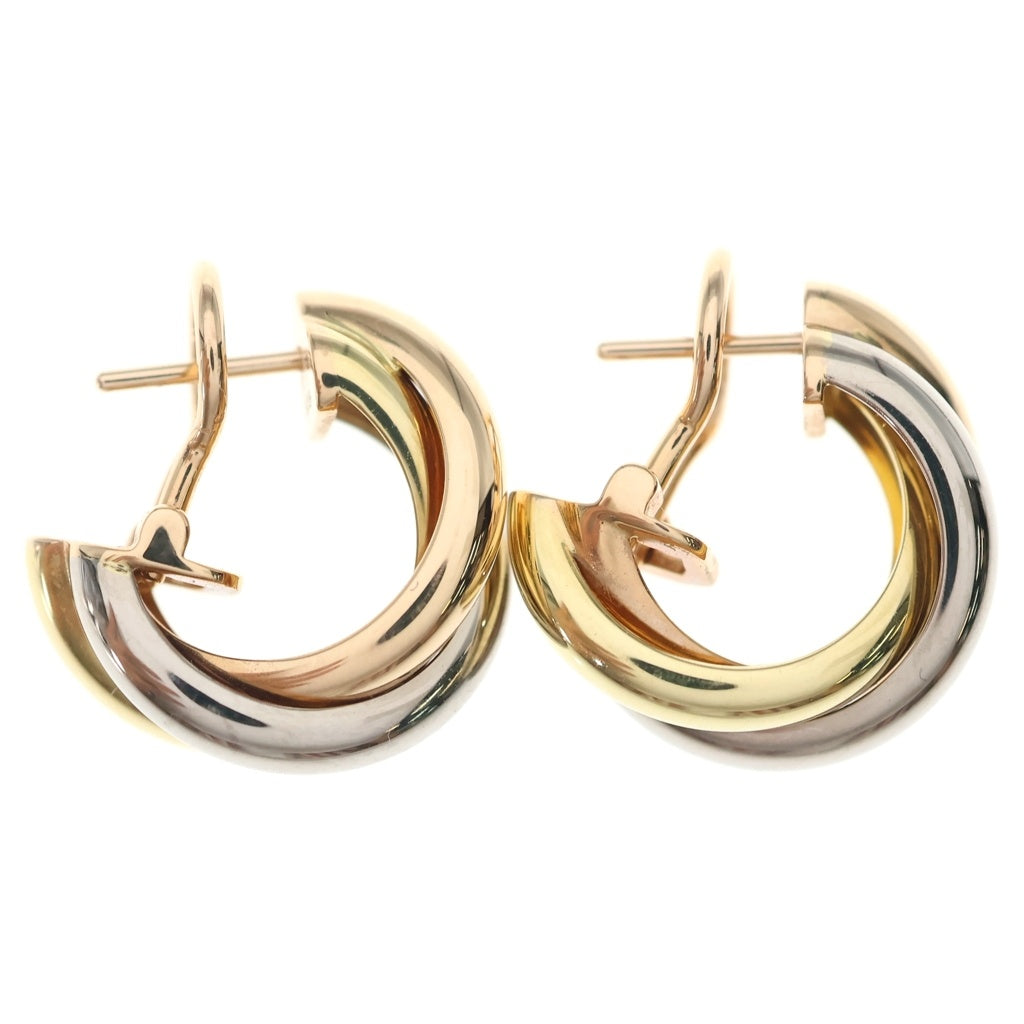Cartier(カルティエ) トリニティ クラシック ピアス イエローゴールド×ホワイトゴールド×ピンクゴールド Au750YG/PG/WG レディース